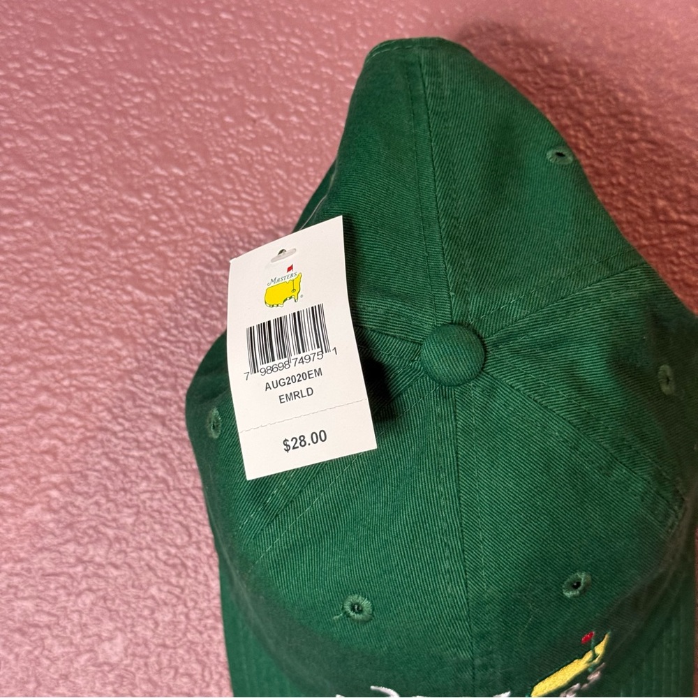 Masters 2021 NWT Green Hat Hideki Matsuyama win year - Picture 2 of 3